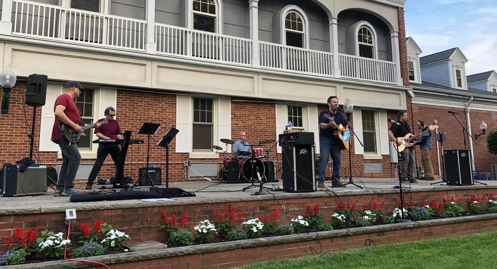Playing with Eric Harrison's Crash Chorus, Scotch Plains Green, July 2020